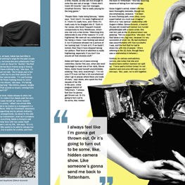 Adele Magazine Spread