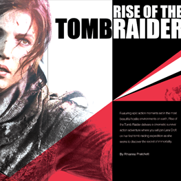 Tomb Raider Magazine Spread