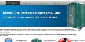 Kleen Rite Portable Restrooms Homepage